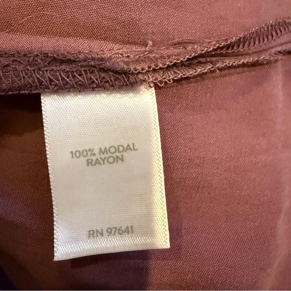 J. Jill Womens Dried Plum Bell Sleeve Button Up Tunic Timeless Minimalist 2X - Picture 7 of 8